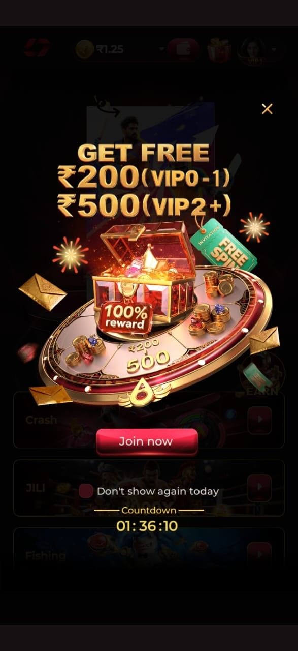 "IN7 VIP rewards welcome bonus chest"